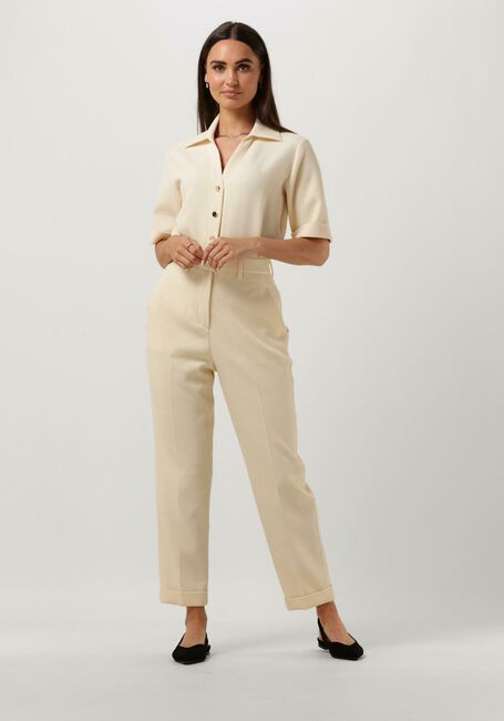 Creme VANILIA Jumpsuit WAFEL SHORTSLEEVE - large
