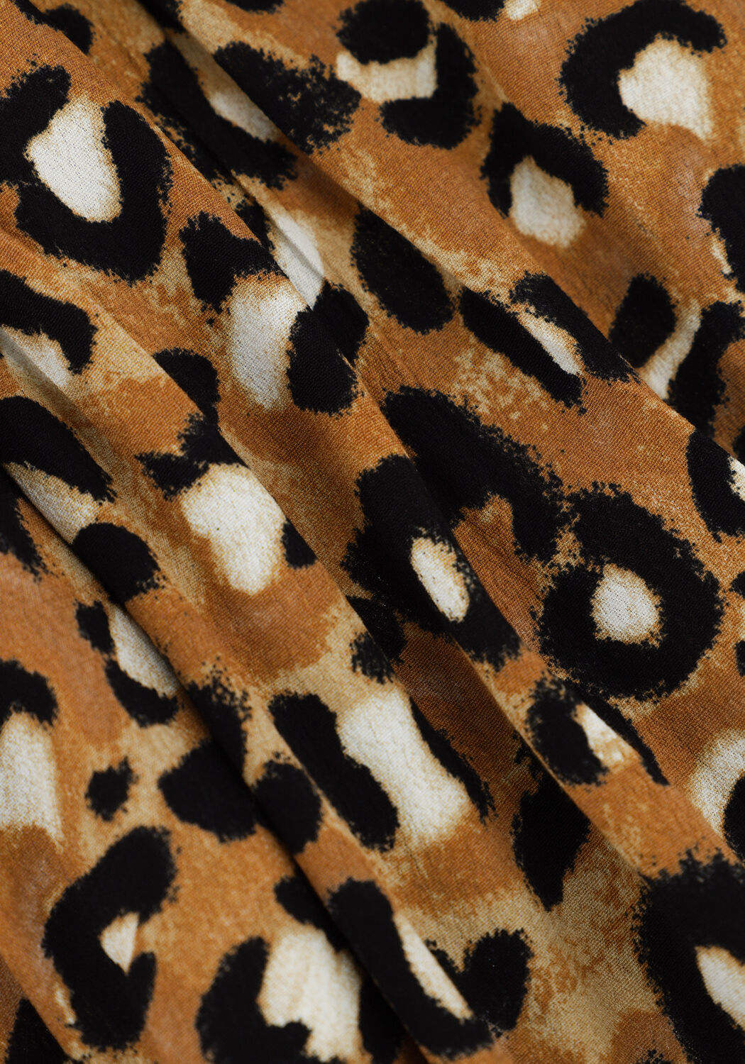 Bruine COLOURFUL REBEL Maxi jurk KERA LEOPARD MAXI SHIRT DRESS - large