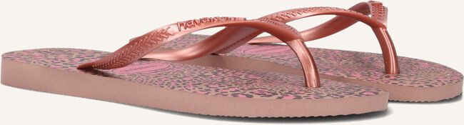 Roze HAVAIANAS Teenslippers KIDS SLIM ANIMALS Roze HAVAIANAS Teenslippers KIDS SLIM ANIMALS - large