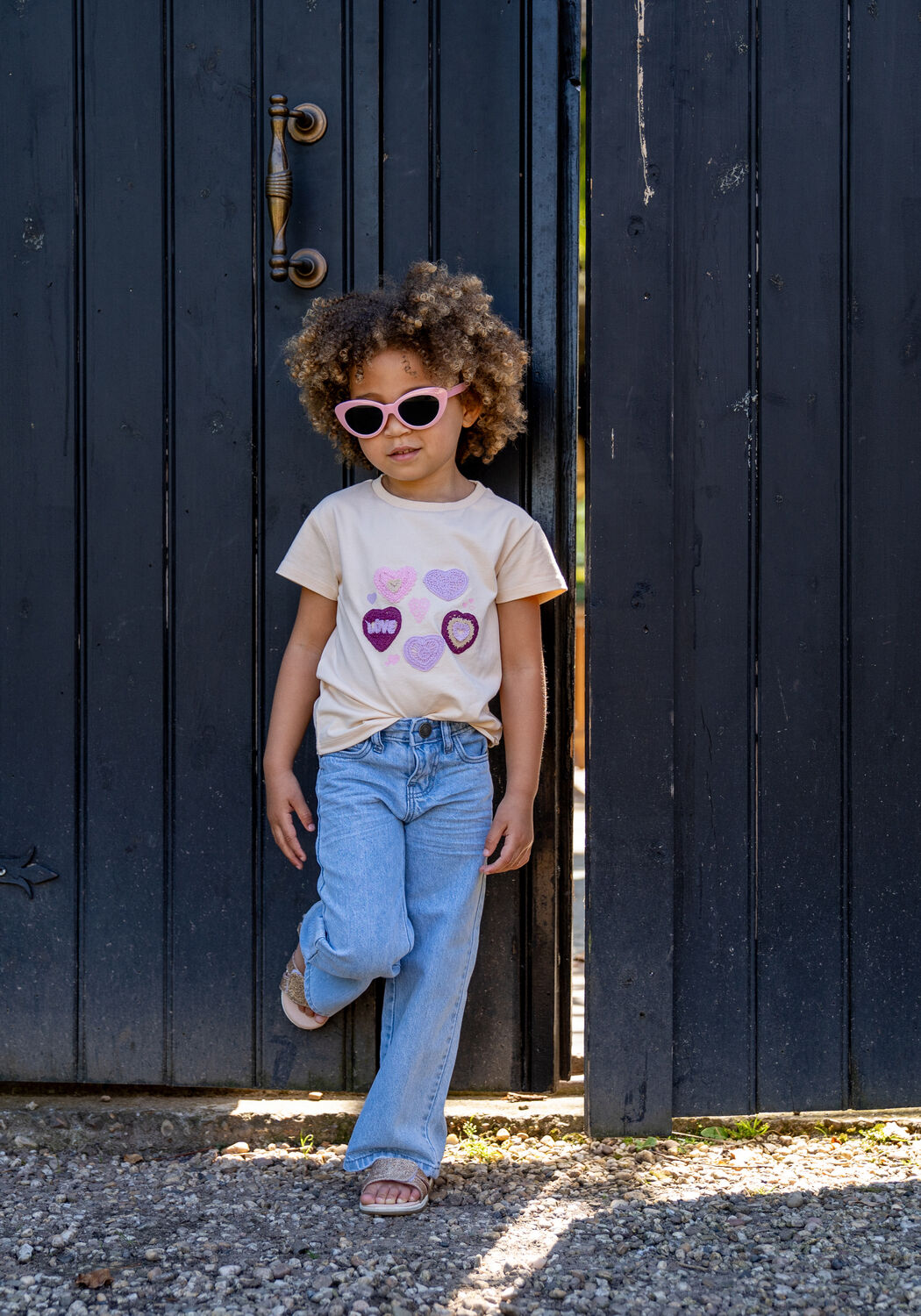 Lichtblauwe KOKO NOKO Straight leg jeans P54978 - large