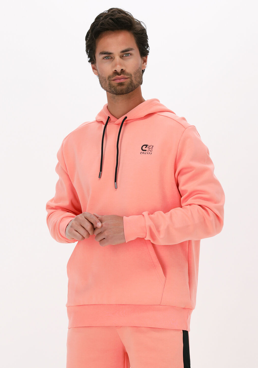 Roze CRUYFF Sweater JOAQUIM HOODIE - COTTON | Omoda
