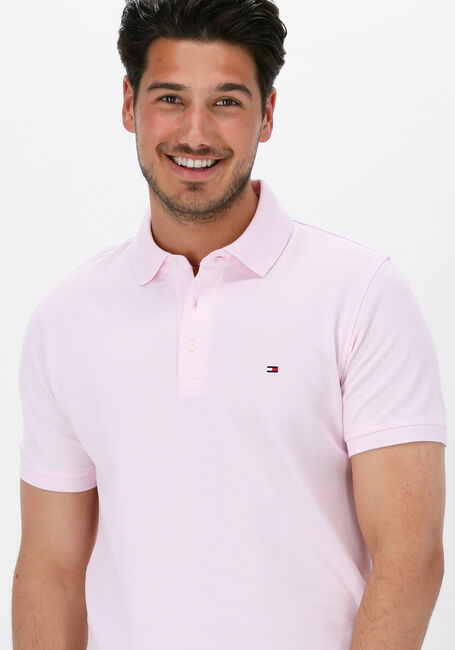 Lichtroze TOMMY HILFIGER Polo 1985 SLIM POLO - large