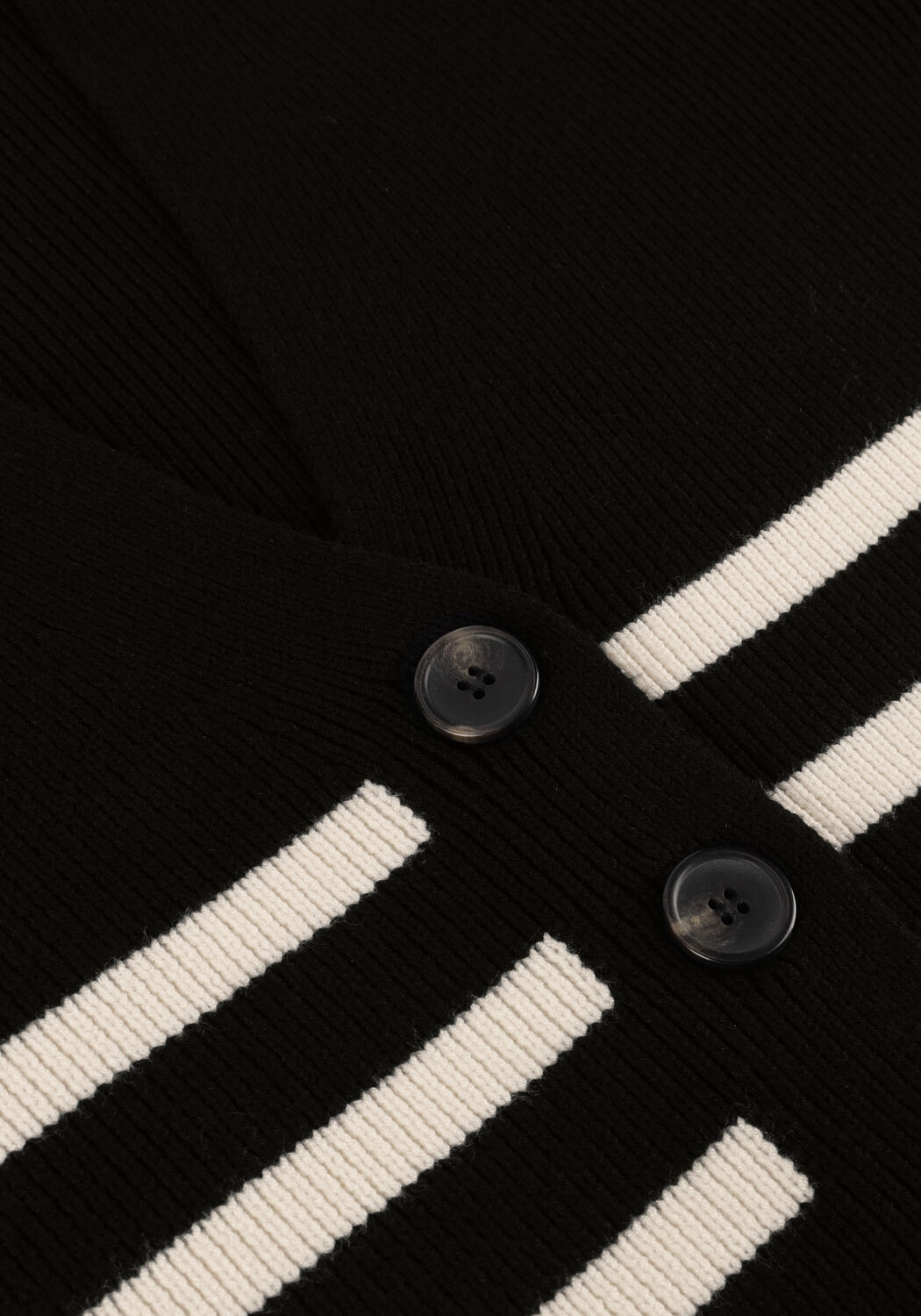 Zwarte NOTES DU NORD Vest GAIA CARDIGAN - large