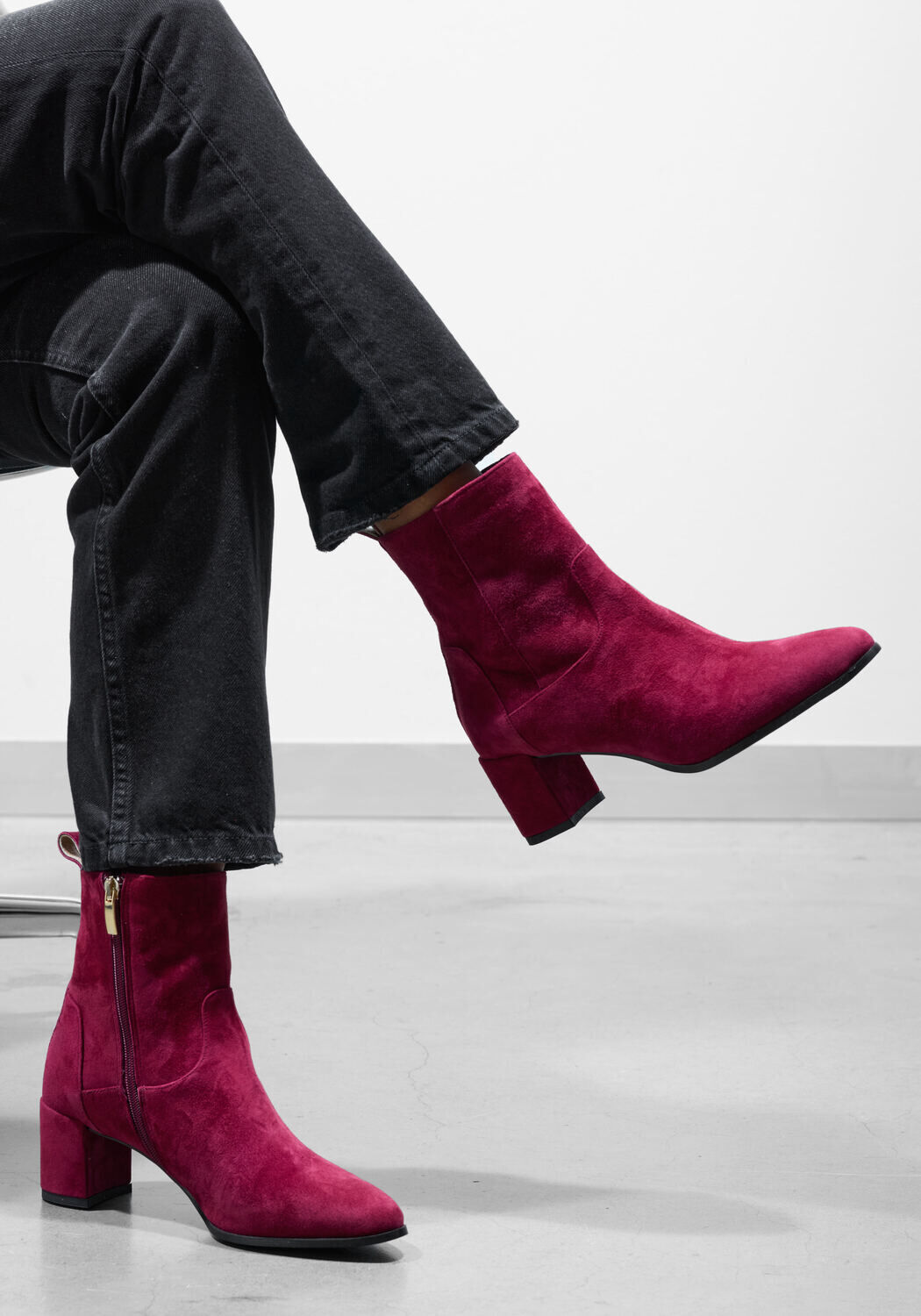 Rode LINA LOCCHI Enkellaarsjes 8543 - medium