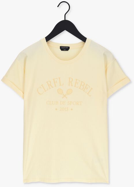 Gele COLOURFUL REBEL T-shirt CLUB DE SPORT BOXY TEE - large