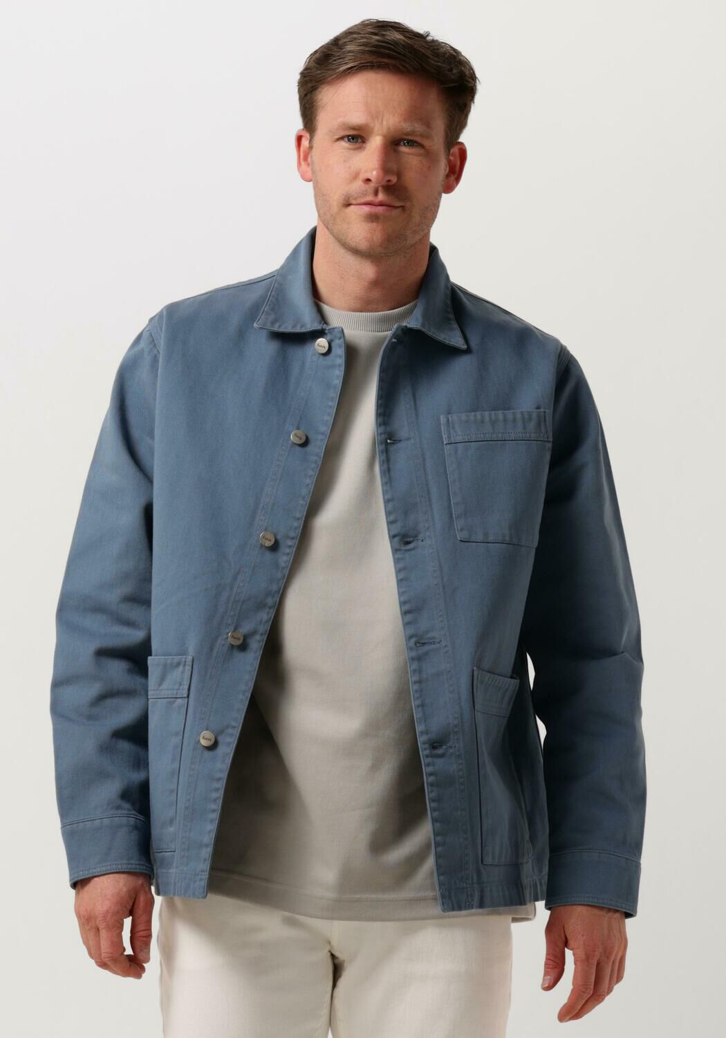 FORÉT Forét Heren Overshirts Heyday Overshirt Blauw