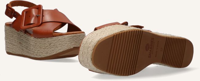 Cognac SHABBIES Platte sandalen 154020009 Cognac SHABBIES Platte sandalen 154020009 - large