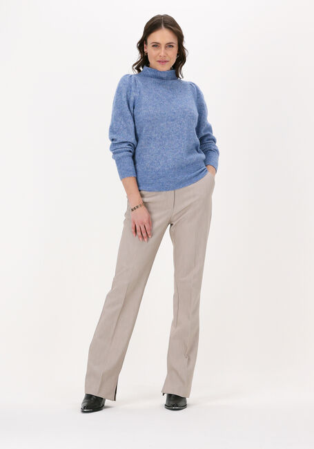 Lichtblauwe NEO NOIR Trui MARLIA KNIT BLOUSE - large