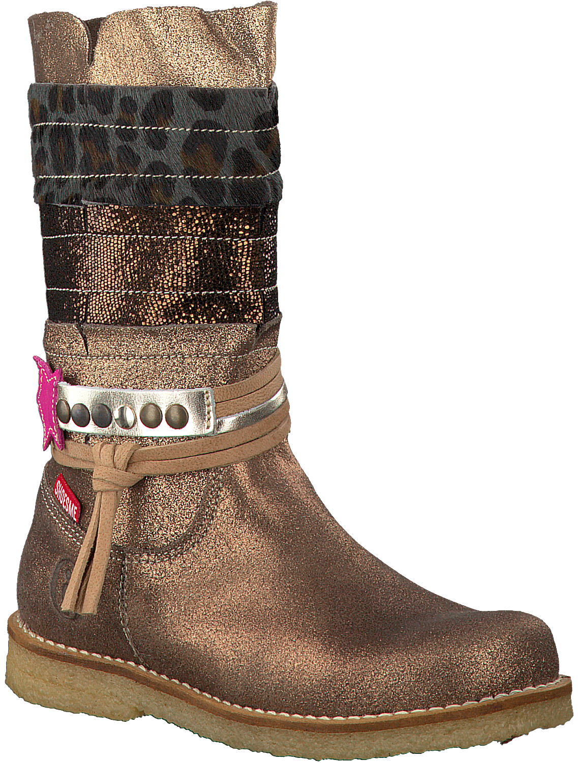 Bronzen SHOESME Lange laarzen CR7W092 | Omoda Bronzen SHOESME Lange laarzen CR7W092 | Omoda
