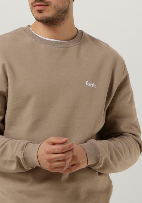 Taupe FORÉT Trui ASH SWEATSHIRT - large