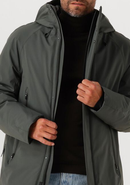 Donkergroene KRAKATAU Parka's 125200008 - large