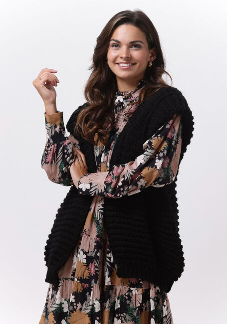 Zwarte NOTRE-V Gilet KNIT GILET - large