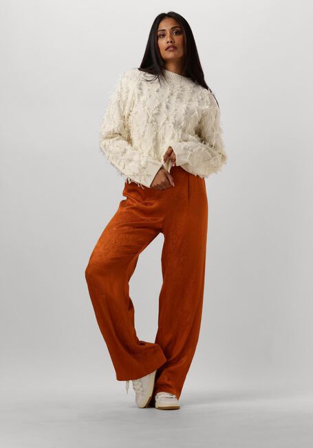 Gebroken wit SECOND FEMALE Trui CARLI KNIT O-NECK - large