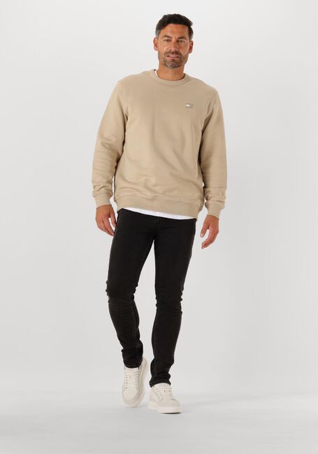 Beige TOMMY JEANS Trui TJM REG BADGE CREW EXT - large