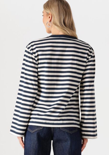 Blauwe MODSTRÖM Tops & T-shirts HELLENMD LS STRIPE T-SHIRT - large