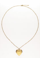 Gouden NOTRE-V Ketting KETTING MET HART - medium