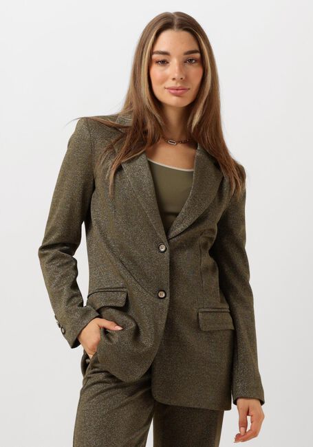 Olijf NUKUS Blazer CLOSE BLAZER LUREX - large