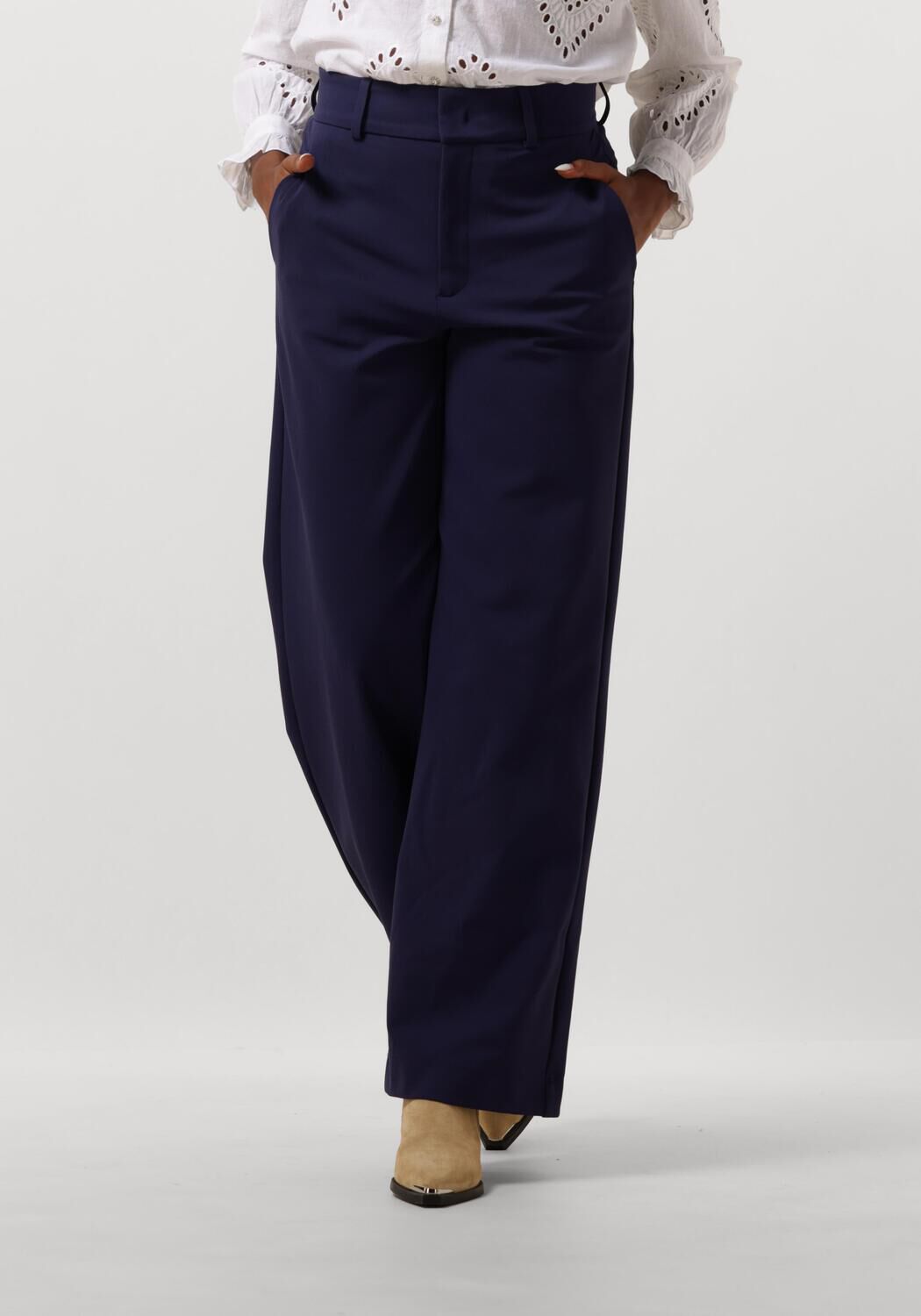 VANILIA Dames Broeken Tailored Twill Paars