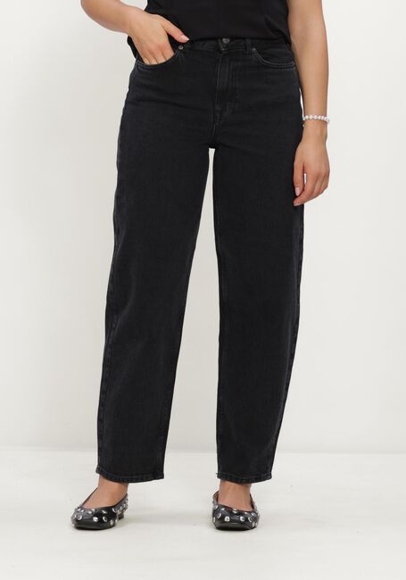 Zwarte SELECTED WOMEN Straight leg jeans SLWBARREL BEA-KORI HW JEANS - large
