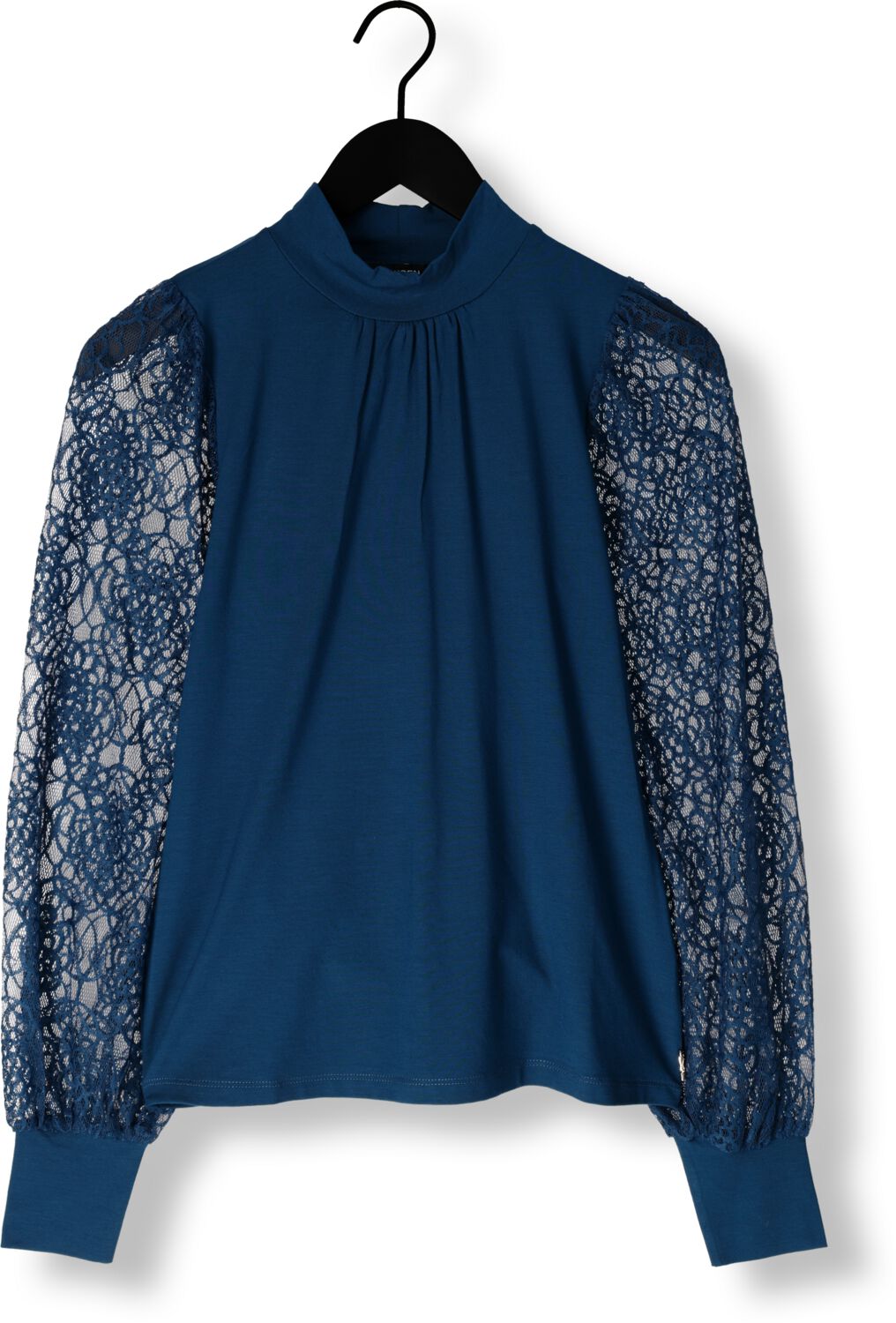 JANSEN AMSTERDAM Dames Tops & T-shirts V107 Top Alara Blauw