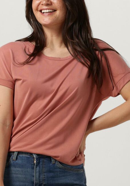 Oranje MSCH COPENHAGEN T-shirt FENYA MODAL TEE - large