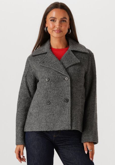 Grijze SELECTED FEMME Mantel SLFALMA BOUCLE LANO JACKET - large