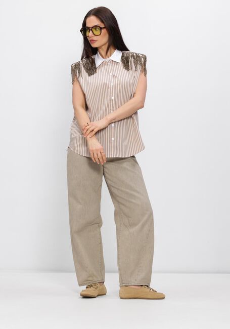 Bruine DANTE6 Barrel jeans BRAVE BARREL LEG JEANS - large