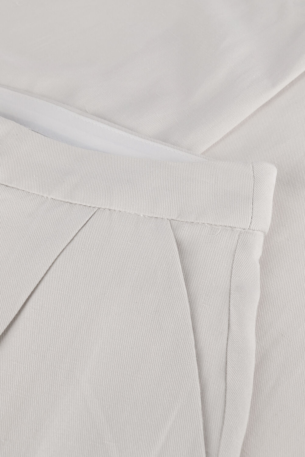 Beige BY-BAR Wijde broek CLASSY TENCEL PANT - large