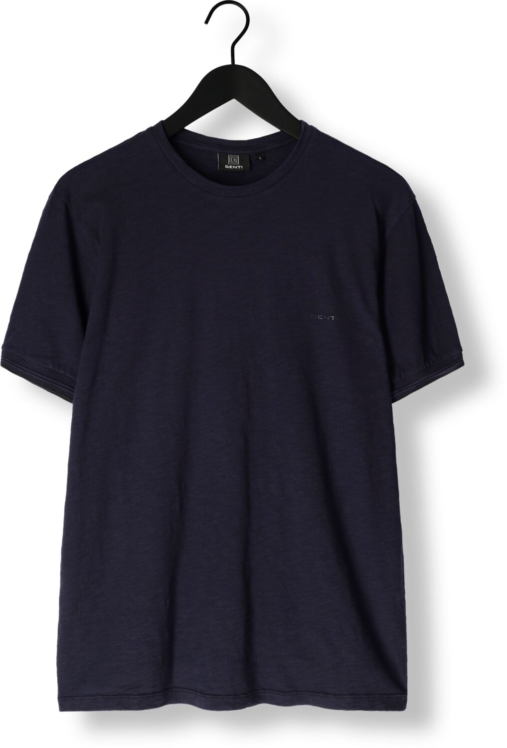 GENTI Heren Polo's & T-shirts T-shirt Ss J2007-1222 Donkerblauw
