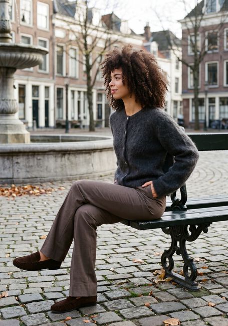Taupe FIVEUNITS Flared broek CLARA 526 - large