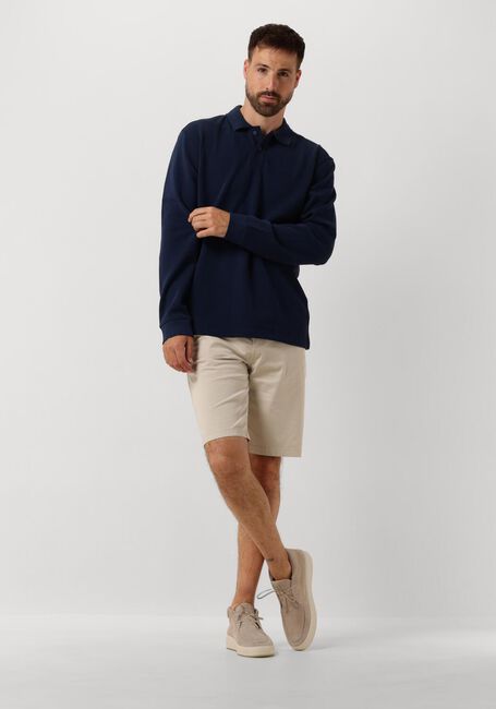 Donkerblauwe BOSS ORANGE Polo PATEMPESTO LONG - large