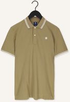 Groene G-STAR RAW Polo DUNDA SLIM STRIPE POLO S/S Groene G-STAR RAW Polo DUNDA SLIM STRIPE POLO S/S - medium