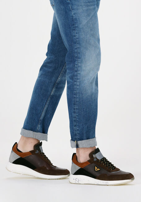 Cognac PME LEGEND Lage sneakers NOTCHER - large