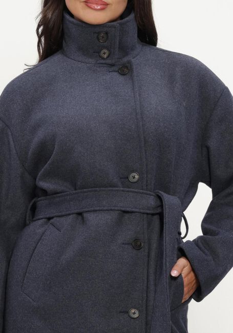 Donkerblauwe MSCH COPENHAGEN Mantel MSCHKEOLA SECILIA WOOL COAT - large
