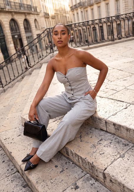 Beige COPENHAGEN MUSE Tops & T-shirts CMTAILORY-CORSAGE - large