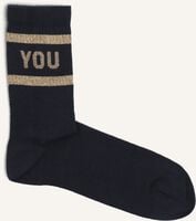 BY-BAR LUCKY SPARKLE NAVY SOCKS - medium