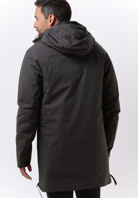 Donkergroene KRAKATAU Gewatteerde jas QM375 - large