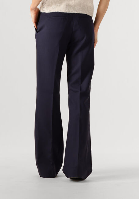 Donkerblauwe MSCH COPENHAGEN Flared broek MSCHFREYLIA PANTS - large