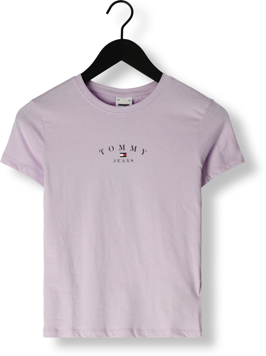 TOMMY JEANS Dames Tops & T-shirts Tjw Slim Essential Logo Lila