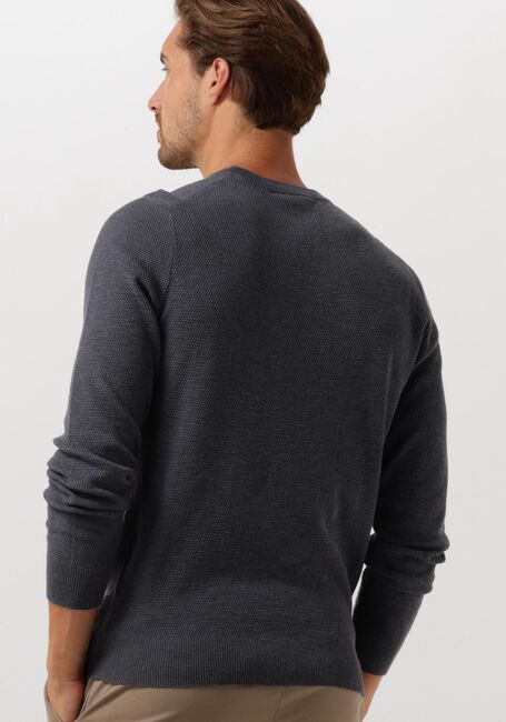 Blauwe PROFUOMO Trui PULLOVER CREW NECK - large
