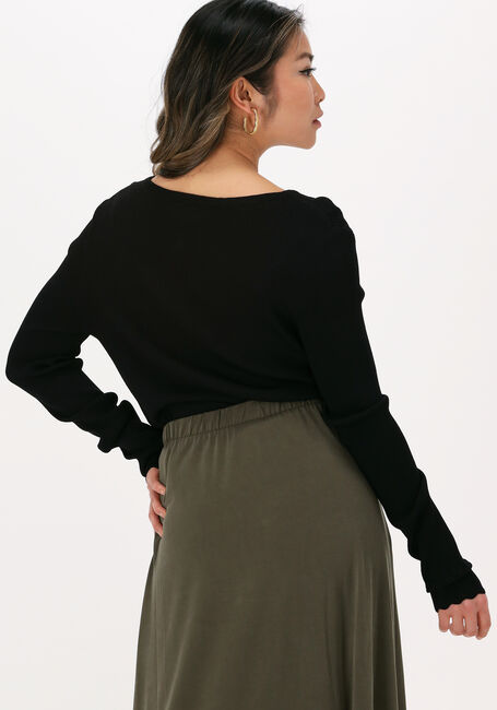 Zwarte OBJECT Top OBJHARRIET L/S KNIT PULLOVER - large