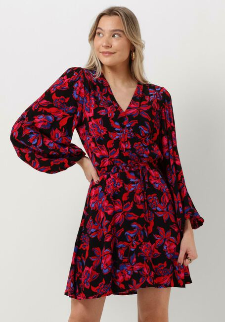 Multi ALIX THE LABEL Mini jurk LADIES WOVEN FLORAL DRESS WITH SMOCKED WAIST - large