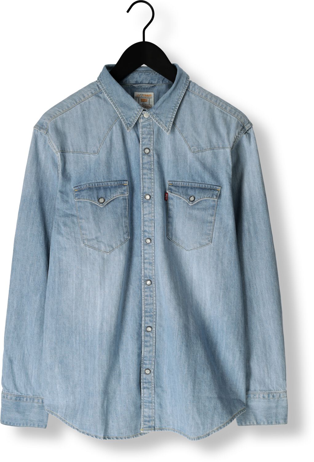 Levi's Heren Overhemden Barstow Western - Lichtblauw, foto 2