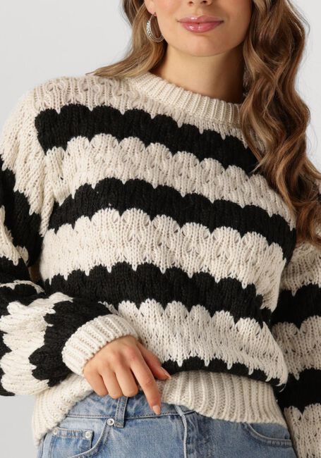 Witte Y.A.S. Trui YASBUBBA LS KNIT PULLOVER - large