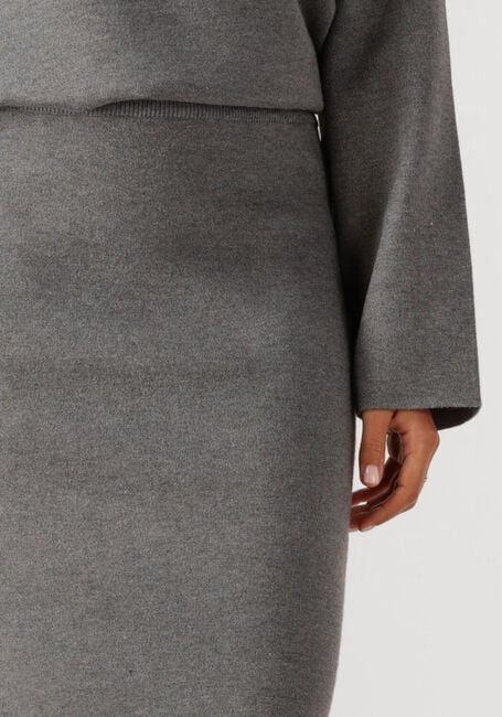 Grijze OBJECT Maxirok OBJREYNARD HW KNIT SKIRT - large
