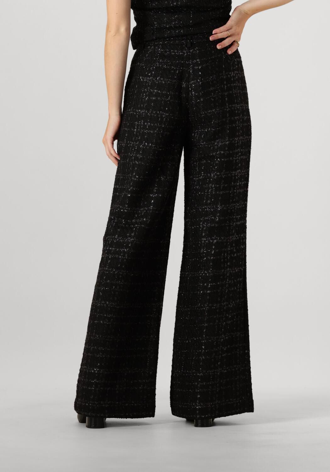 FABIENNE CHAPOT Dames Broeken Remi Tweed Trousers Zwart