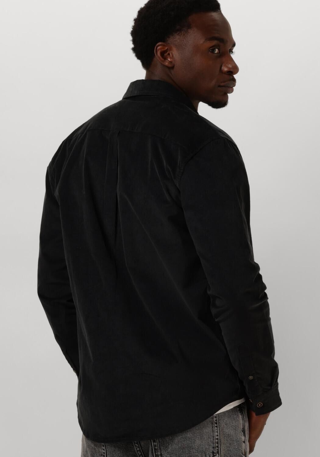 ANERKJENDT Heren Overhemden Akleif Solid Cord Shirt Grijs