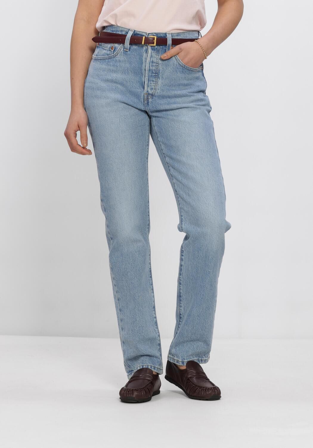 Blauwe LEVI'S Jeans 501 JEANS FOR WOMEN - large