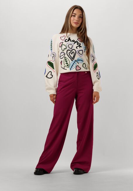 Paarse FABIENNE CHAPOT Wijde broek NOLAN TROUSERS - large