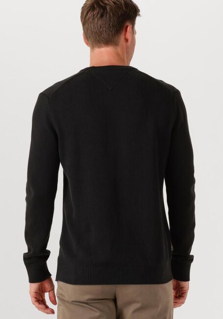 Zwarte TOMMY JEANS Trui TJM SLIM ESS SWEATER EXTS - large